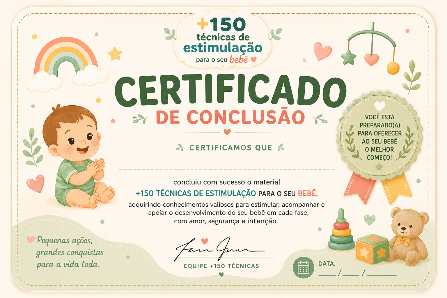 Certificado da Escolinha em Casa